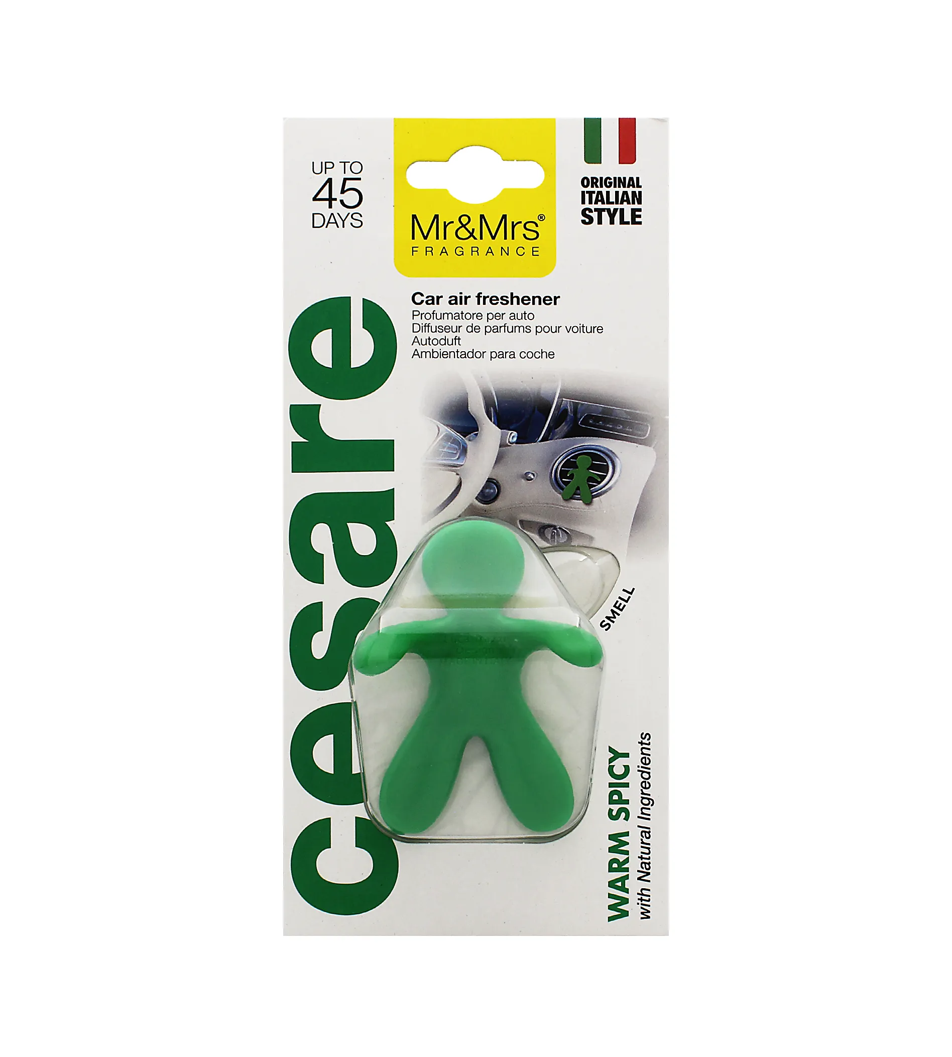 Mr&Mrs Fragrance Cesare Warm Spicy Car Air Freshener