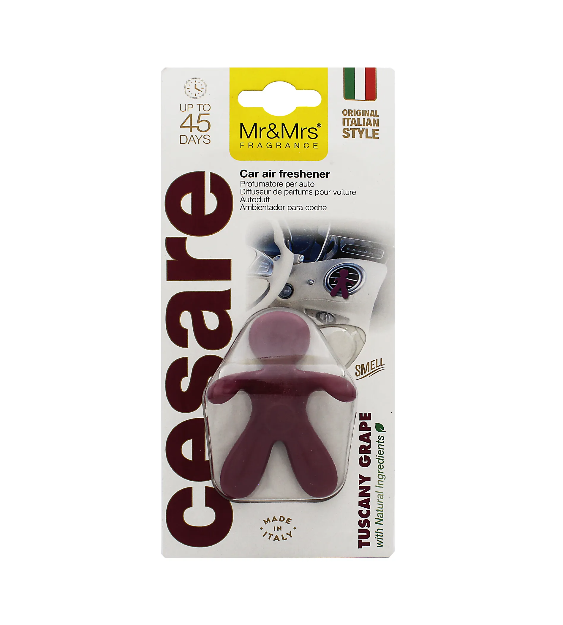 Mr&Mrs Fragrance Cesare Tuscany Grape Car Air Freshener