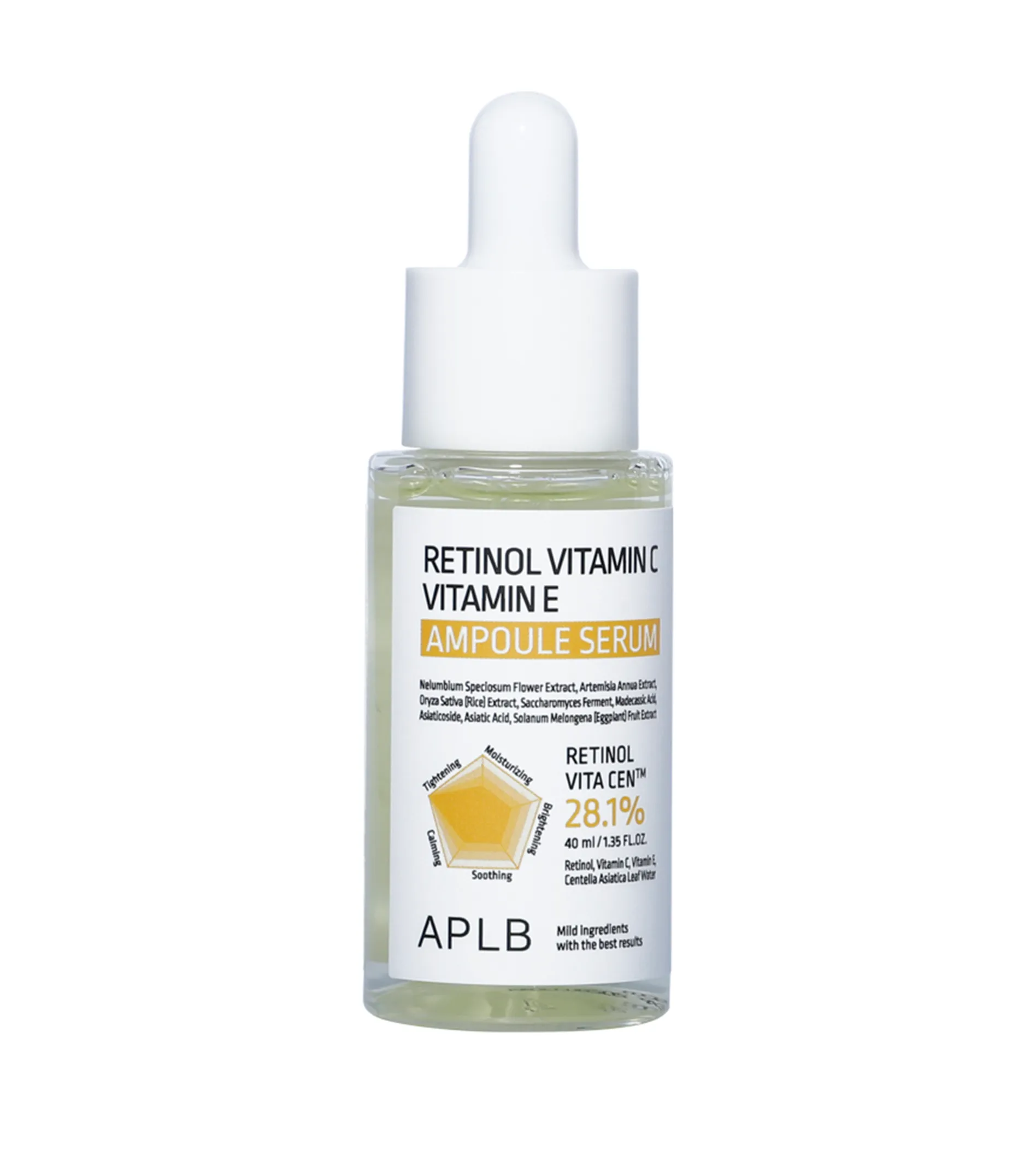 APLB Retinol Vitamin C Vitamin E Ampoule Serum 40ml