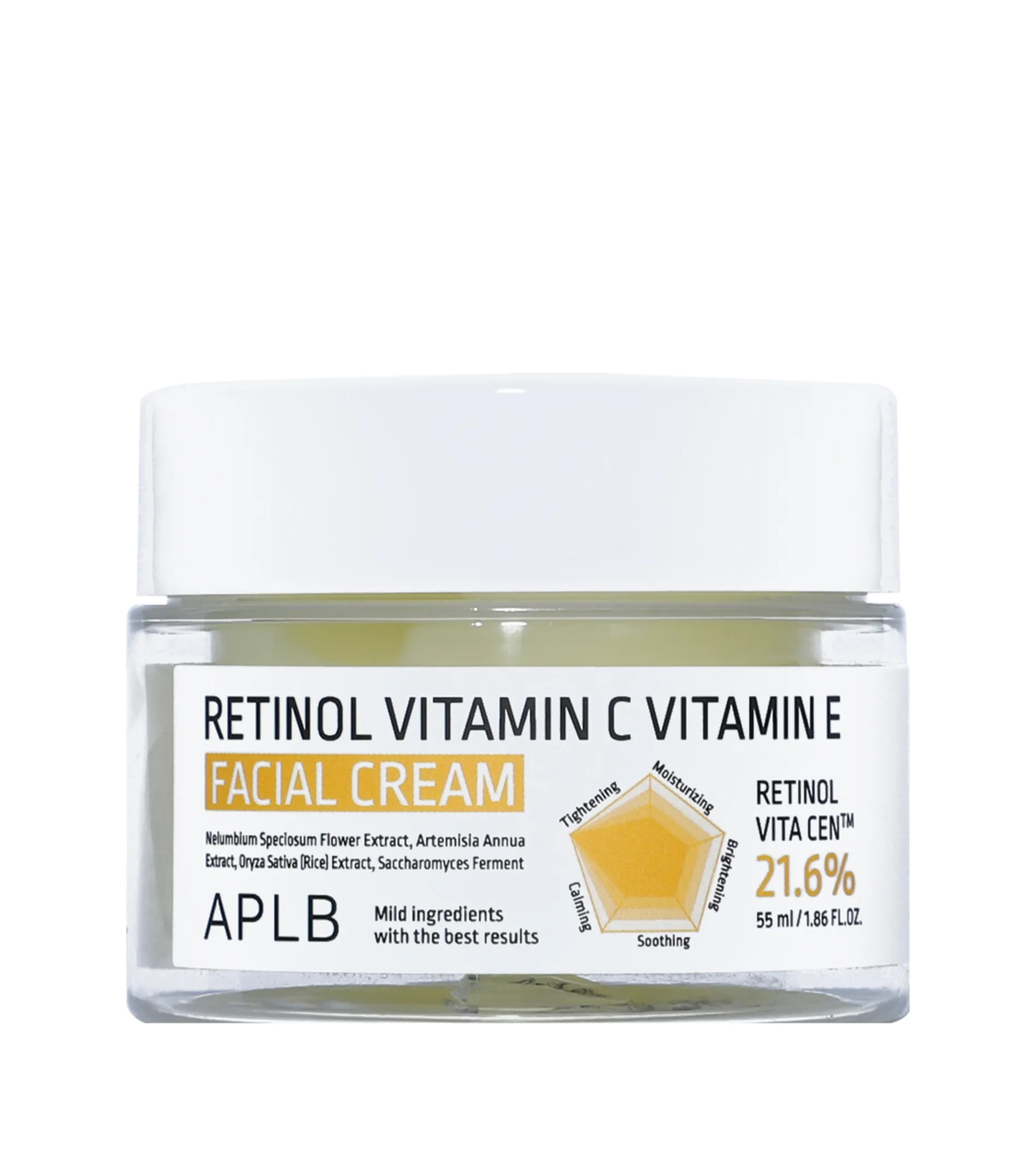 APLB Retinol Vitamin C Vitamin E Facial Cream 55ml