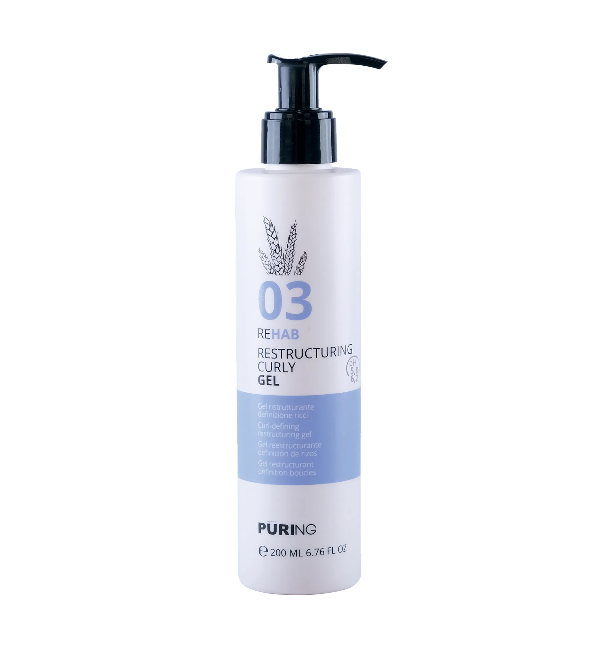 PURING 03 Rehab Restructuring Curly Gel 200ml