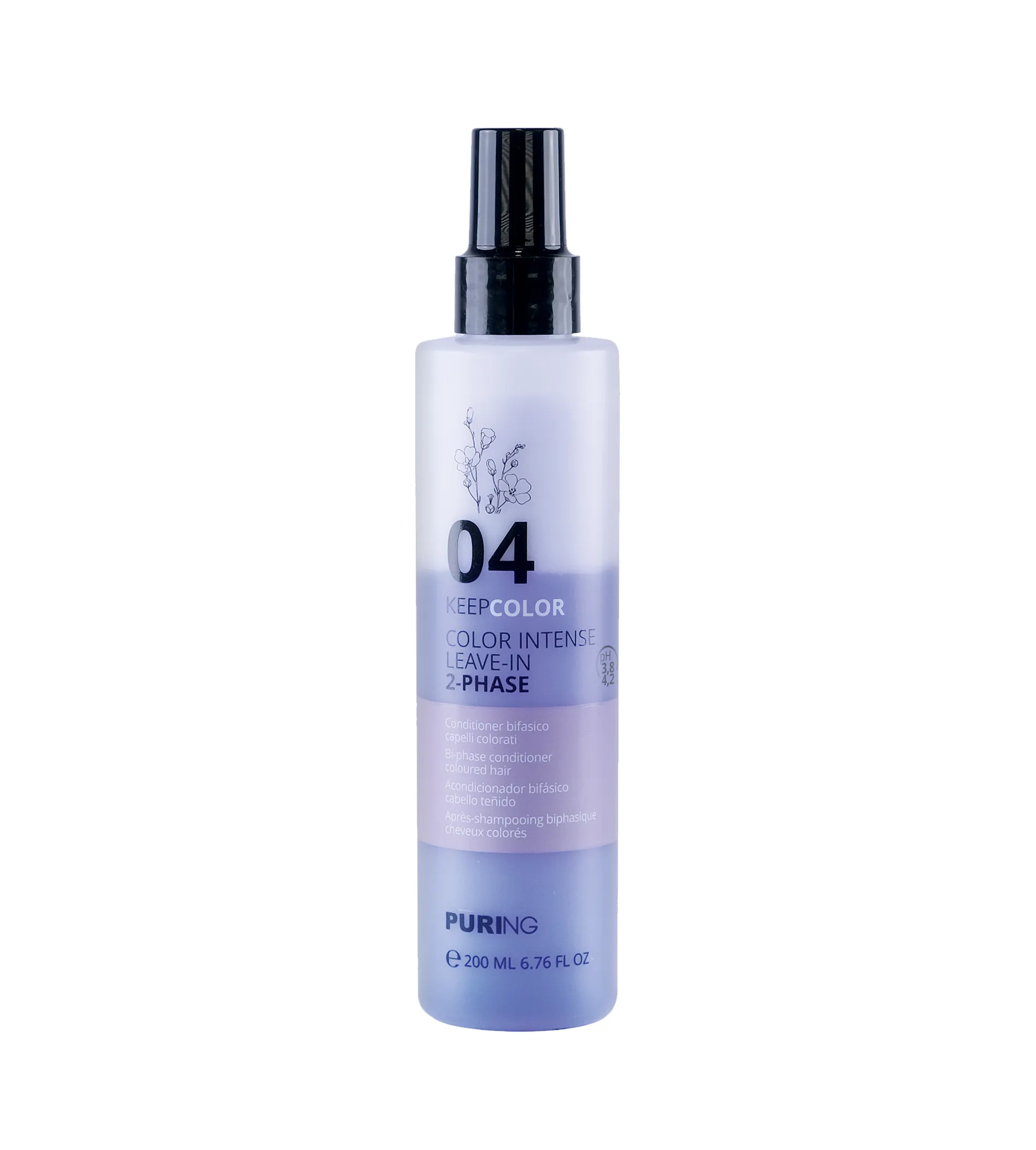 PURING 04 KeepColor Color Intense Leave-In 2 Phase 200ml