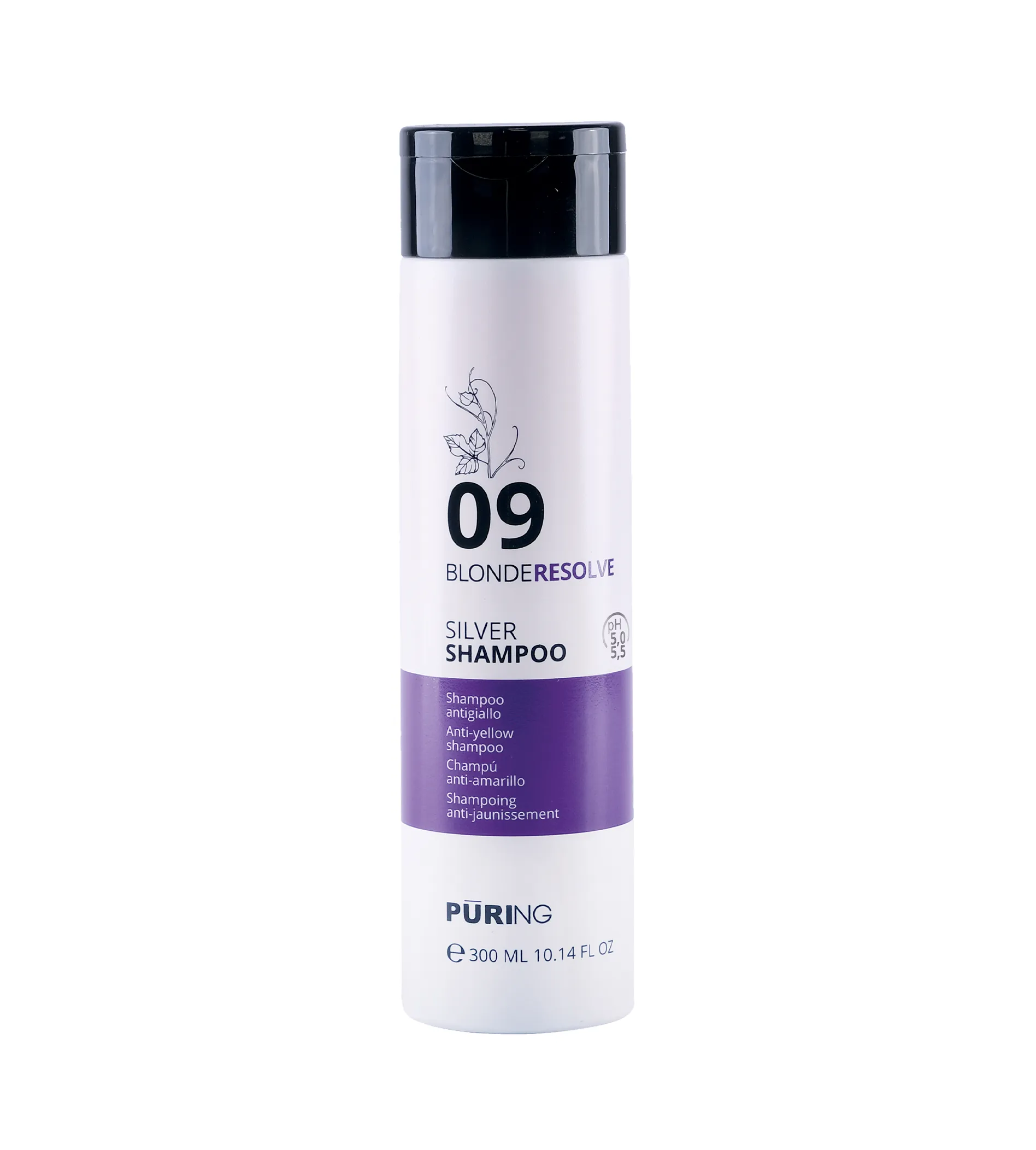 PURING 09 BlondeResolve Silver Shampoo 300ml