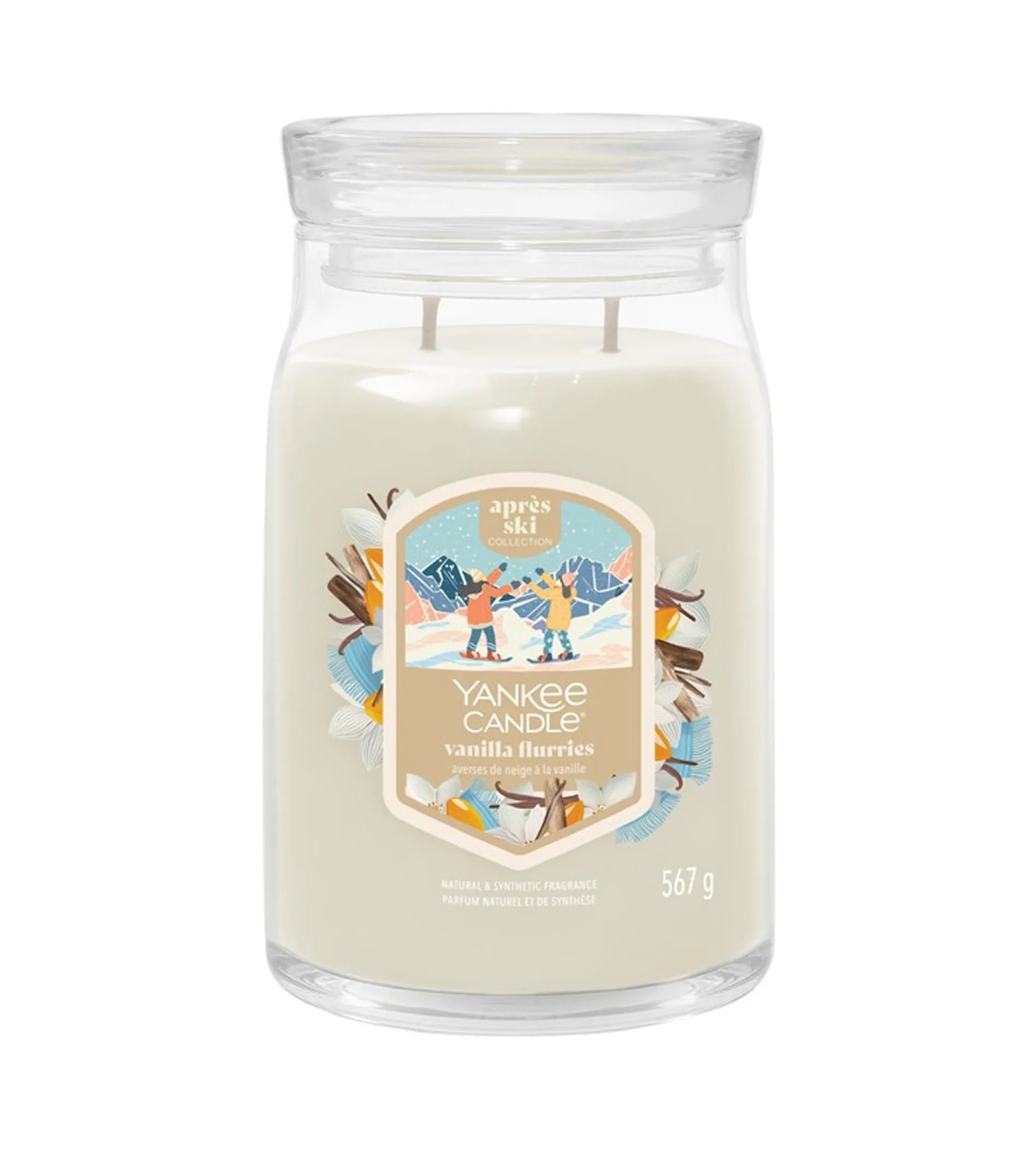 Yankee Candle Vanilla Flurries Signature Scented Candle 567g