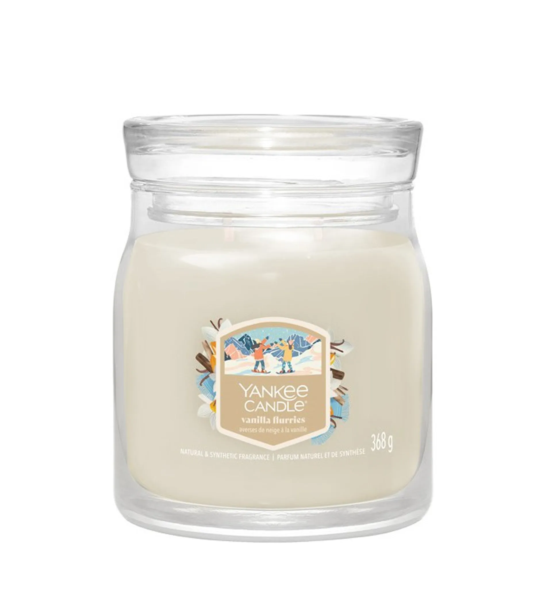 Yankee Candle Vanilla Flurries Signature Scented Candle 368g