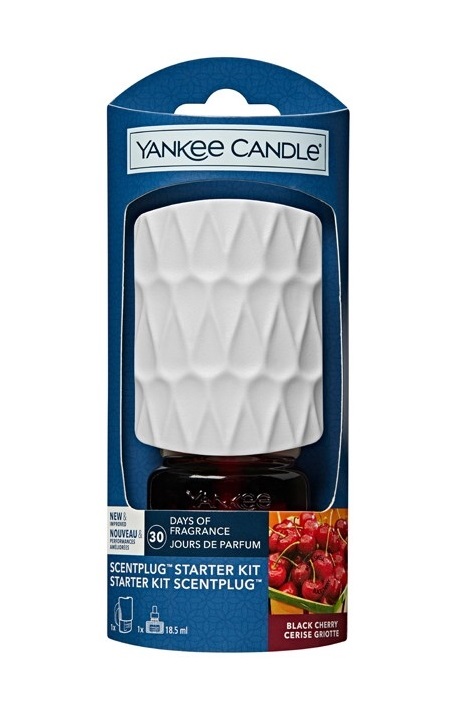 Yankee Candle ScentPlug Organic Pattern Starter Kit Black Cherry