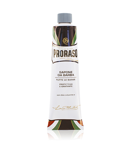 PRORASO Blue shaving soap with a hydrating effect in a tube for men 150 ml