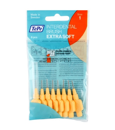 TePe Extra Soft interdental brushes 0,45mm 8 ks