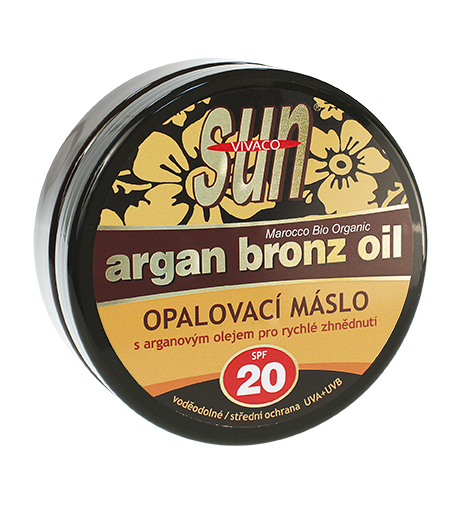 Vivaco SUN Argan Bronz Oil Tanning Butter SPF 20 200 ml