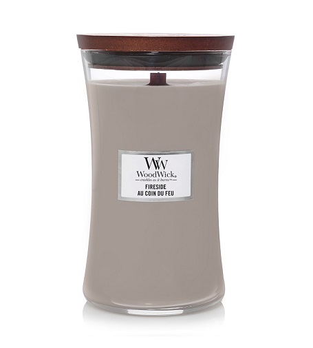 WoodWick Fireside scented candle with wooden wick 609,5 g