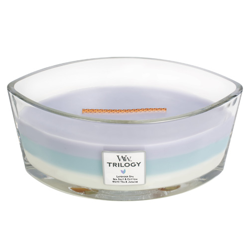 WoodWick Calming Retreat scented candle with wooden wick 453,6 g
