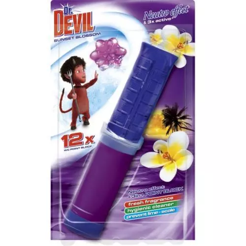 Dr. Devil WC Block Point 75ml 3v1 Sunset Blossom