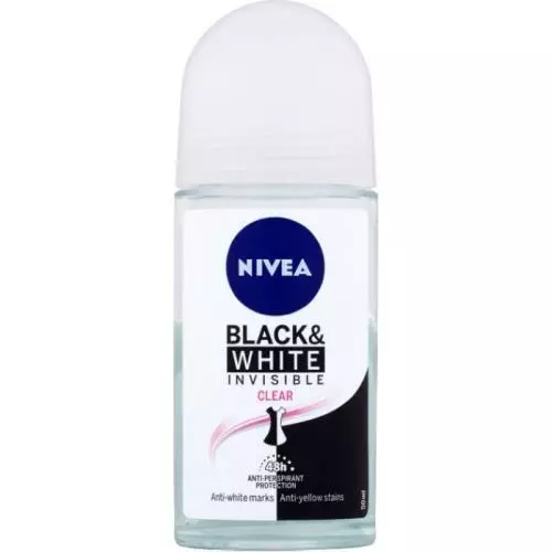 Black & White Roll on Invisible Black & White Clear 48h 50ml