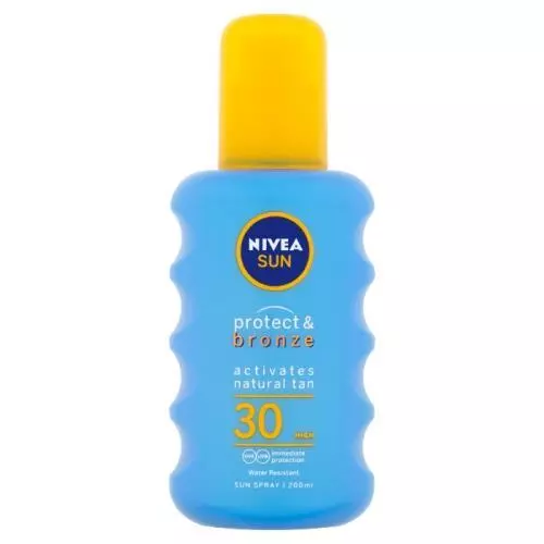 Nivea Sun Protect&Bronze opalovací sprej 200ml SPF30
