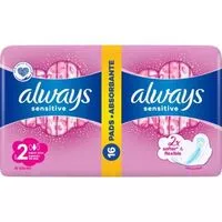 Always Ultra Duo vložky 2x8ks Super Plus Sensitive