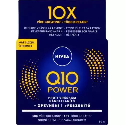 Nivea Q10 Plus pleťový krém 50ml noční proti vráskám