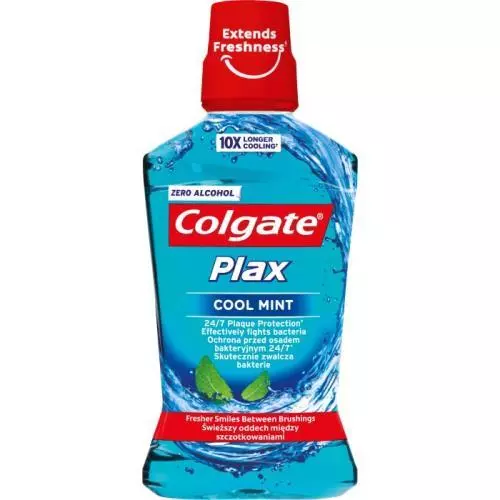 Colgate ústní voda multi protection cool mint bez alkoholu 500ML