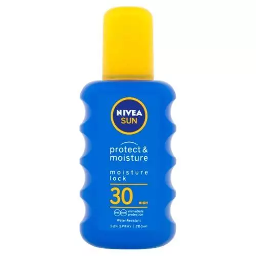 Nivea Sun Protect&Moisture opalovací sprej 200ml SPF30