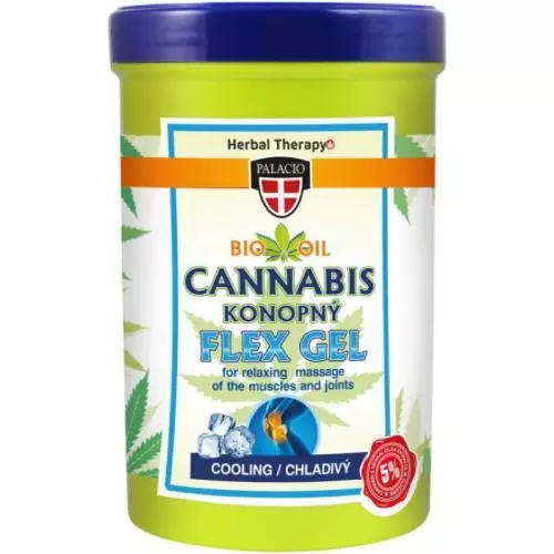 Palacio masážní gel chladivý konopný flex 380ML