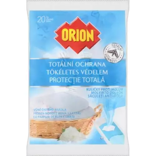 Orion kuličky proti molům čisté prádlo 20ks