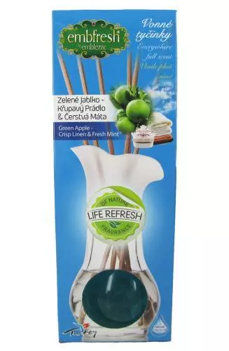 EMB Fresh osvěžovač diffuser green apple - crisp linen & fresh mint 35ML