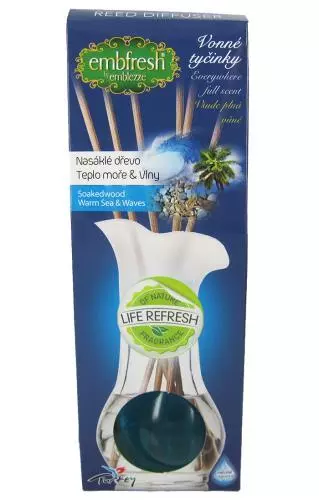 EMB Fresh osvěžovač diffuser soakedwood & warm - waves 35ML