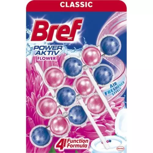 Bref Power Aktiv WC závěs 3x50g Fresh Flowers