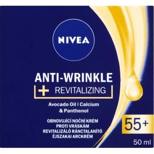 Nivea pleťový krém 50ml Anti Wrinkle 55+ noční