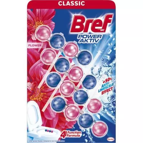 Bref Power Aktiv WC závěs 4x50g Flowers