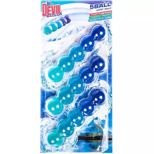 Dr. Devil BiColor 5Ball WC závěs 3x35g Polar Aqua