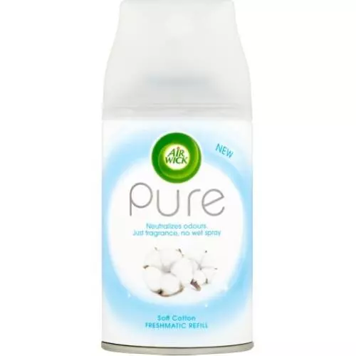Air Wick náhradní náplň 250ml Pure jemná bavlna