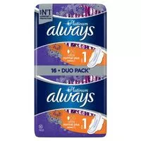 Always Ultra Duo Platinum vložky 16ks Normal