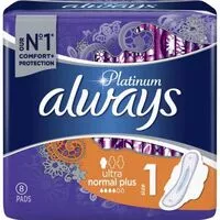 Always Ultra Platinum vložky 8ks Normal