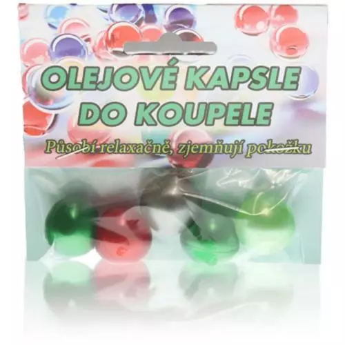 Olejové kapsle do koupele kuličky 26g