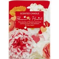 Bartek svička flower & hearts 150g