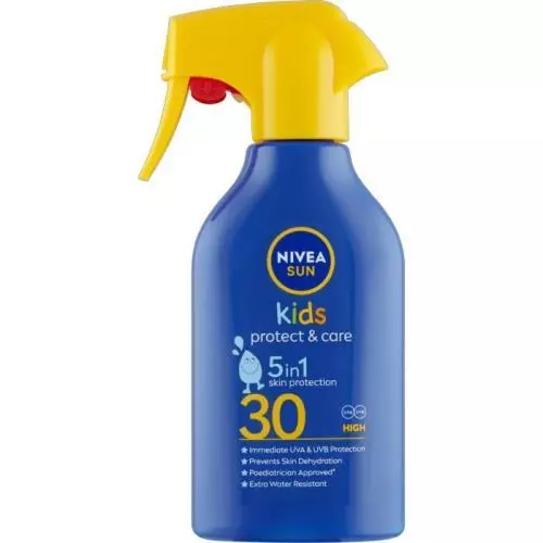 Nivea Sun Kids Protect&Care opalovací sprej 270ml SPF30 pumpa