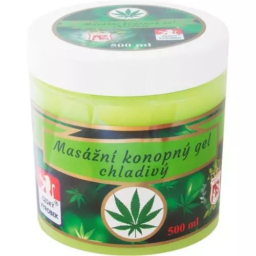Bylinná mast Cannabis 500ml Chladivý