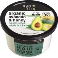 Organic Shop vlasová maska 250ml Regenerační Avokádo a Med