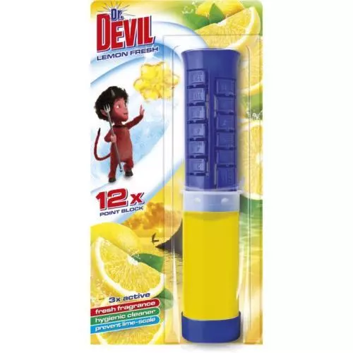 Dr. Devil WC Block Point 75ml 3v1 Lemon Fresh