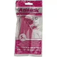 Atlantic holicí strojek jednorázový 2břit s lubrikačním proužkem 5ks dámský