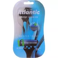 Atlantic holicí strojek jednorázový 3břit s výkyvnou hlavou panský