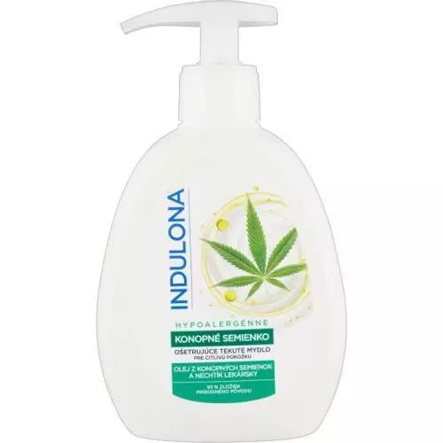 Indulona tekuté mýdlo 250ml Konopné Semínko