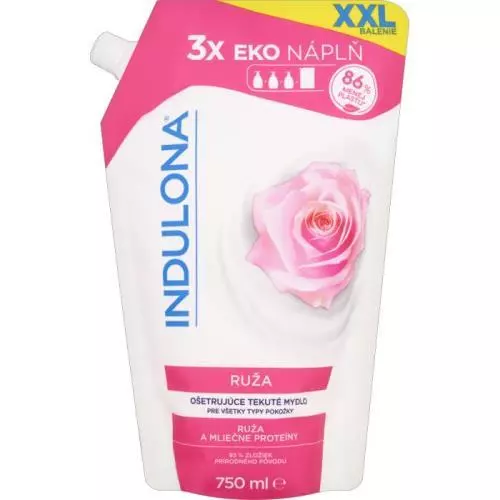 Indulona tekuté mýdlo 750ml náplň Růže