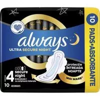 Always vložky ultra secure night s4 10ks