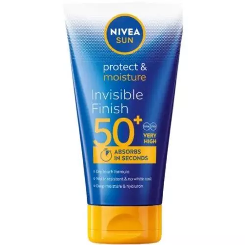 Nivea Sun Protect&Moisture opalovací mléko 150ml SPF50+ Invisible