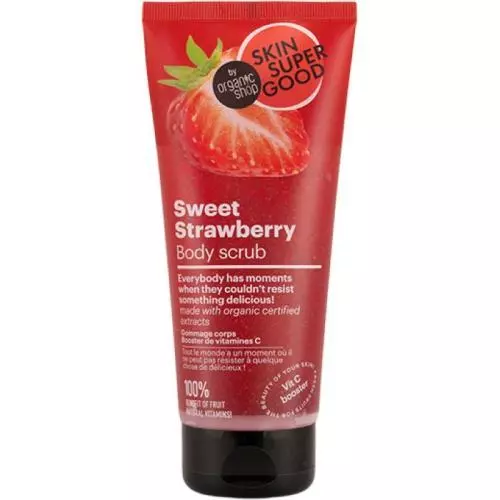 Organic Shop tělový peeling 200ml Sweet Strawberry