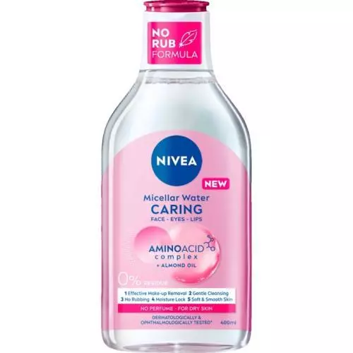 Nivea micelární voda 400ml Pečující suchá