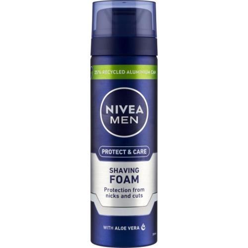 Nivea pěna na holení 200ml Protect&Care