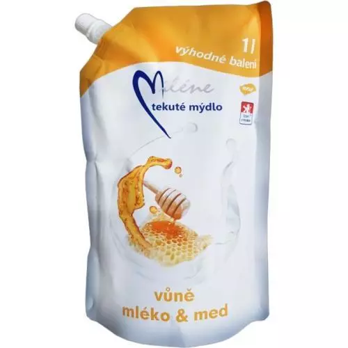 Miléne tekuté mýdlo 1L Mléko a Med