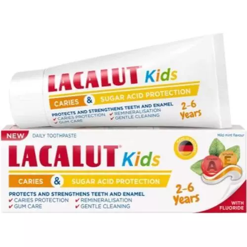 Lacalut zubní pasta 55ml Kids 2-6Y
